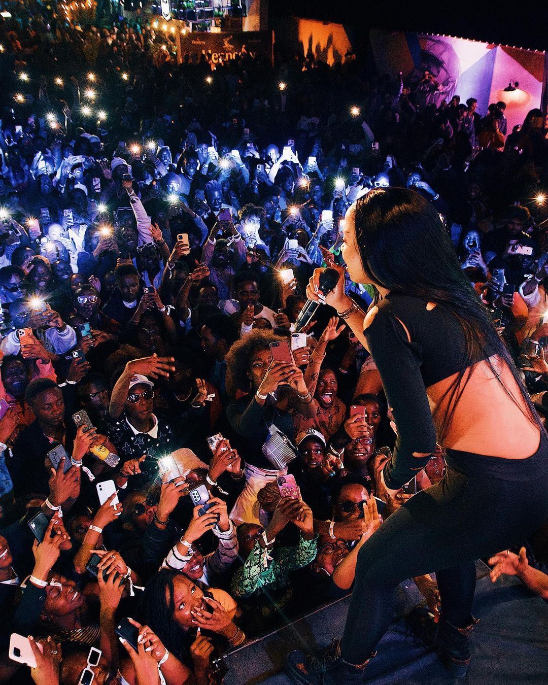 Uncle Waffles live on stage