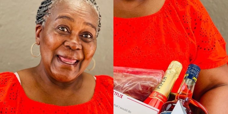 Gomora actress 'Mam Sonto' Connie Chiume's presents from Netflix impresses Mzansi