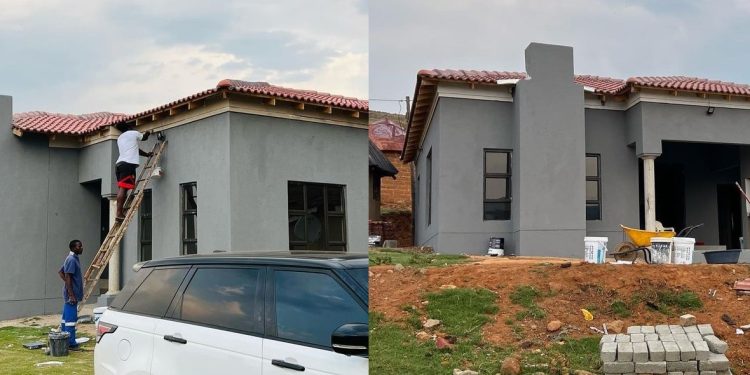 Big Zulu finally completes his granny's rural mansion