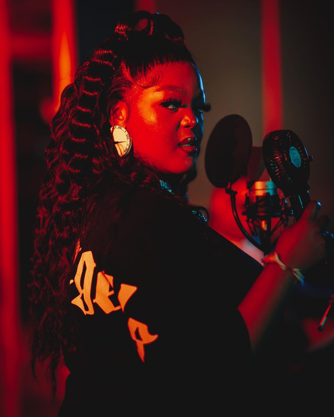 DBN Gogo in the studio