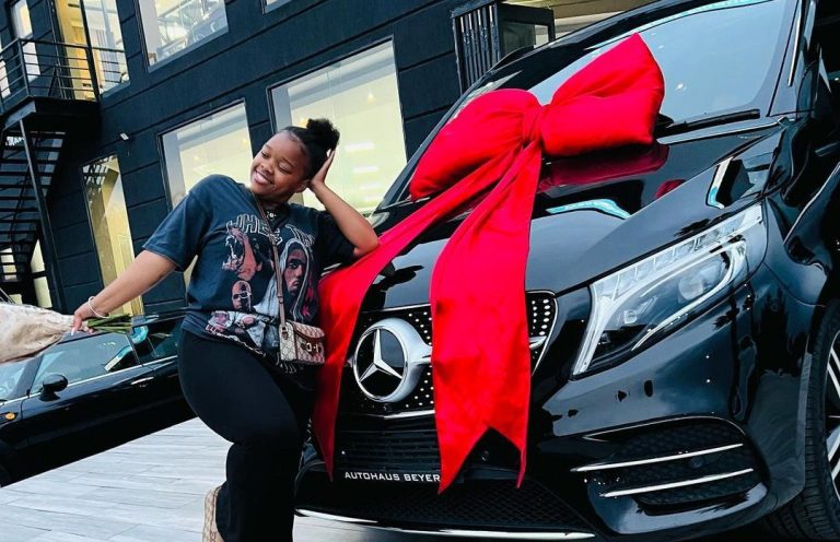 Pictures: Amapiano artist Boohle purchases a Mercedes V-Class