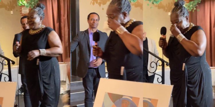 Emotional Connie Chiume breaks into tears at an honorary dinner after meeting Rihanna at the Black Panther: Wakanda Forever premiere