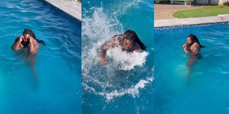 Watch: Big Zulu had been practising boxing in swimming pools way before Cassper started 