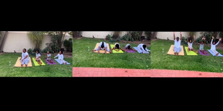 Body goals: Video of Dawn Thandeka King and her family working out impress Mzansi