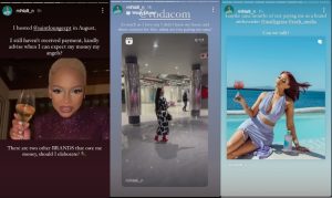 Mihlali Ndamase calls out big brands