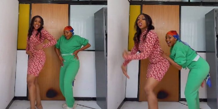 Thembi Seete and Stella Dlangalala