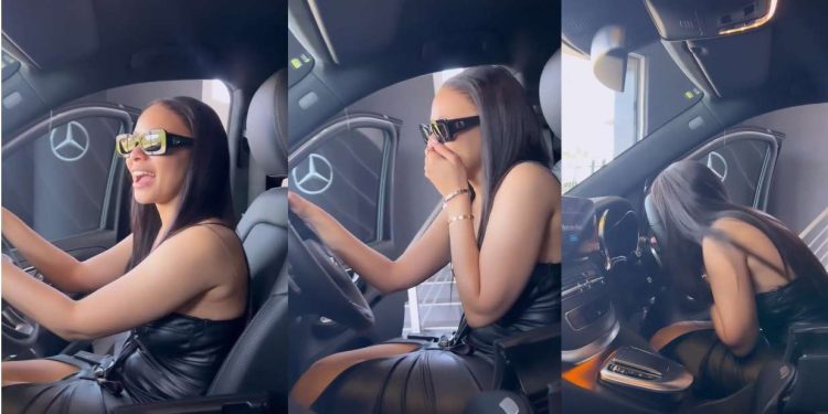 Thuli Phongolo flaunts new car