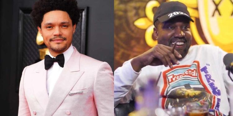 Trevor Noah and Kanye West