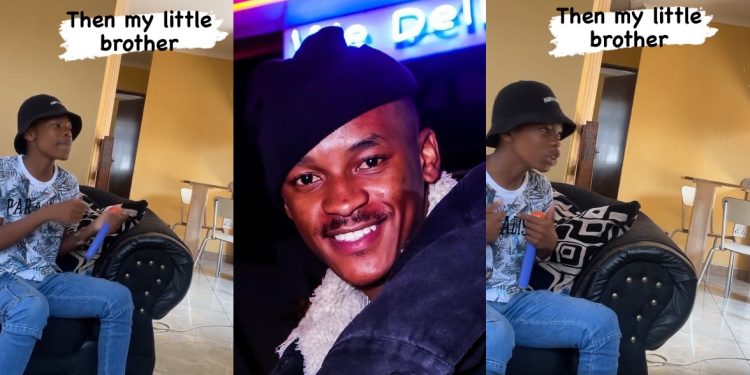 Watch what Gomora actor 'Teddy' Sicelo Buthelezi's young brother is doing to get famous
