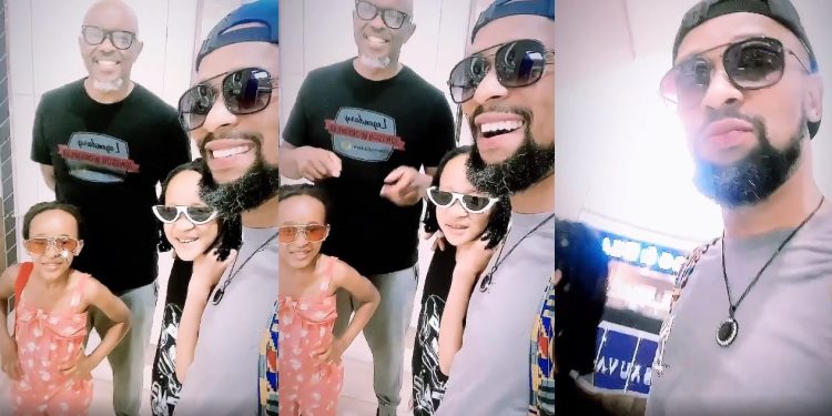 What happened when SK Khoza 'Shaka' meets The Queen actor Brutus 'Themba Ndaba in the mall?