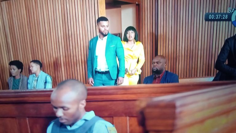 Watch: Drama as Khwezi and Pretty turn Lehasa’s first court sitting into a fashion event on Skeem Saam