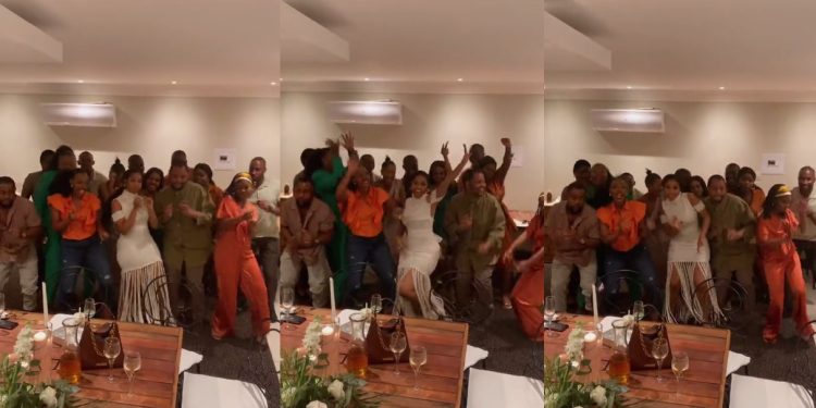 Who among the Gomora cast nailed Beyonce's CUFF IT challenge at Mazet's graduation party?