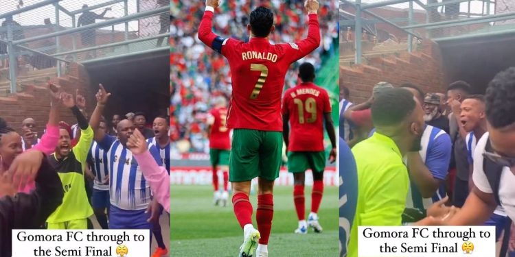 Who is Gomora Fc's best player at the Soccer tournament that fans likened to Cristiano Ronaldo?