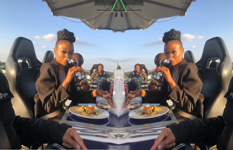 Watch: DiepCity actress Mary stuns Mzansi as she has dinner in the sky