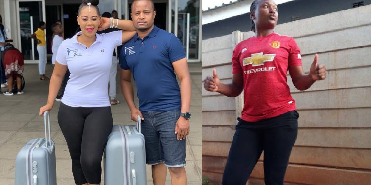 Madam Boos with her husband and Zhou - Source: Instagram