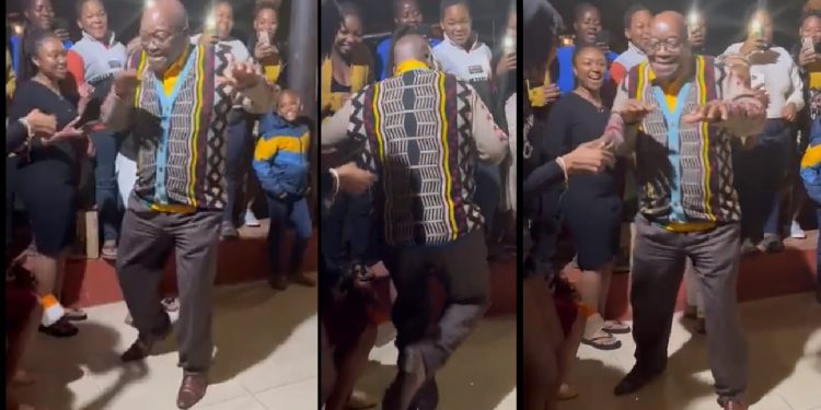 President Jacob Zuma dancing - Source: Instagram