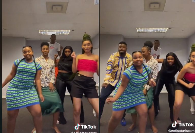 Watch: House of Zwide cast joins in on the CUFF IT dance challenge