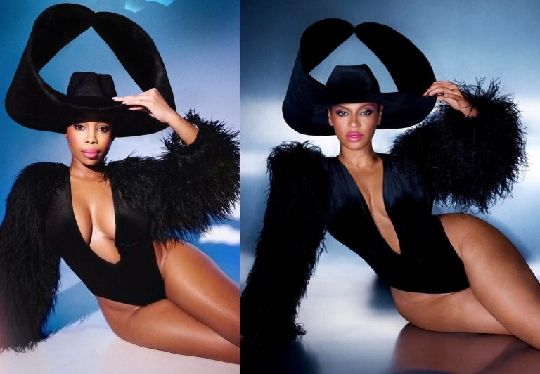 Generations actress Candice Modiselle dresses up as Beyonce for Halloween