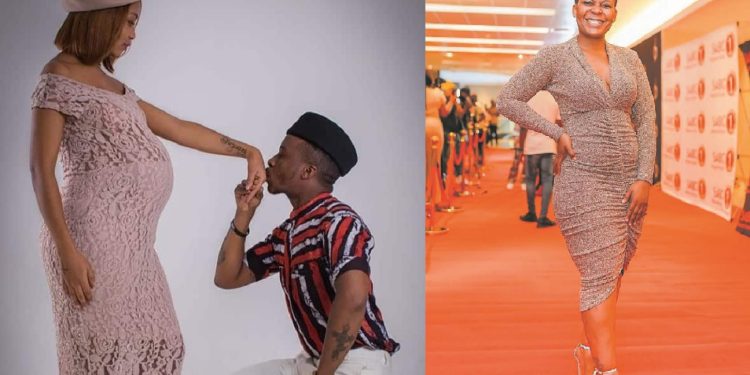 Thabo Smol with his wife with Zodwa Wabantu - Source: Instagram