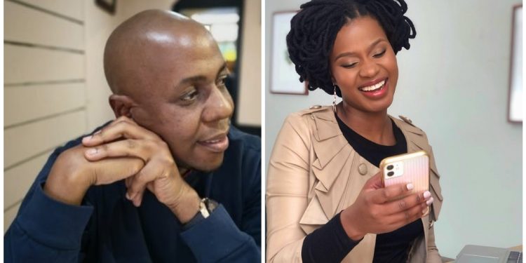 Thabiso Thiti with Zenande Mfenyana - Source: Twitter