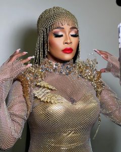 Thembi Seete's Idols SA Goddes dress