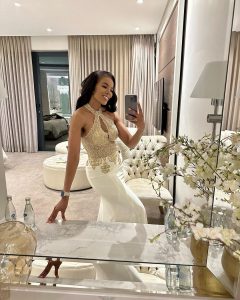 Connie Ferguson's matric dance dress