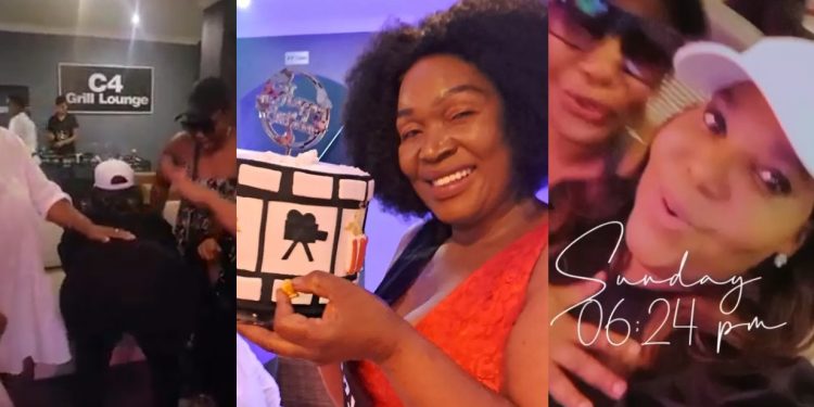 Video: Gomora actress Zodwa' Sannah Mchunu's dance moves went viral at Deli Malinga's birthday party