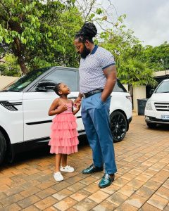 Bundle of Joy: Big Zulu's cute daughter refuses to let him go to Italy 