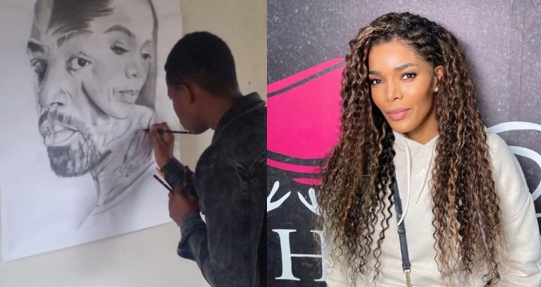 Connie Ferguson praises an upcoming artist, after viral pictures