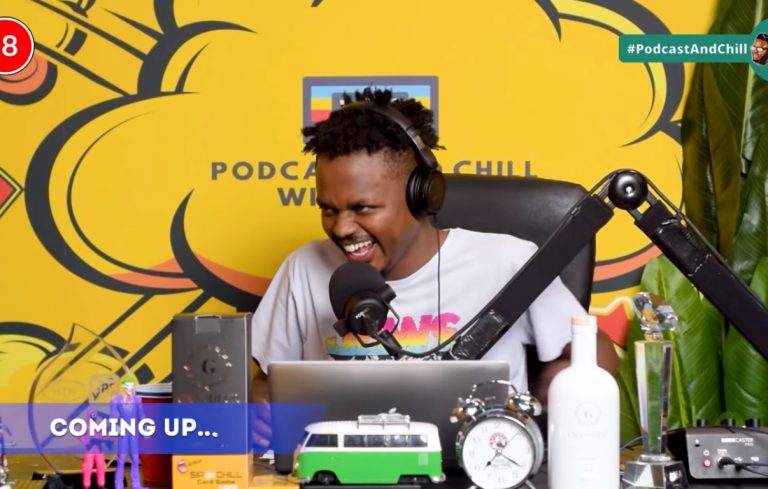 Watch: MacG’s baby mama Naledi hires strippers to deliver birthday presents live on Podcast