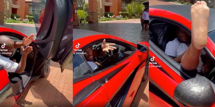 Dr Malinga shows off new car