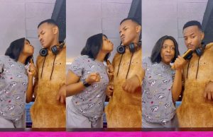 Watch: Gomora actor Teddy proves he's shy in real life after shying away from Stella Dlangalala's kiss