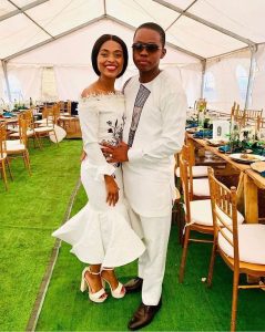 Sandile Shezi and wife