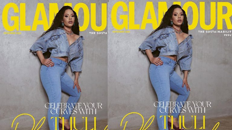 Media personality and DJ Thuli Phongolo stuns Mzansi with her GLAMOUR Magazine cover outfit
