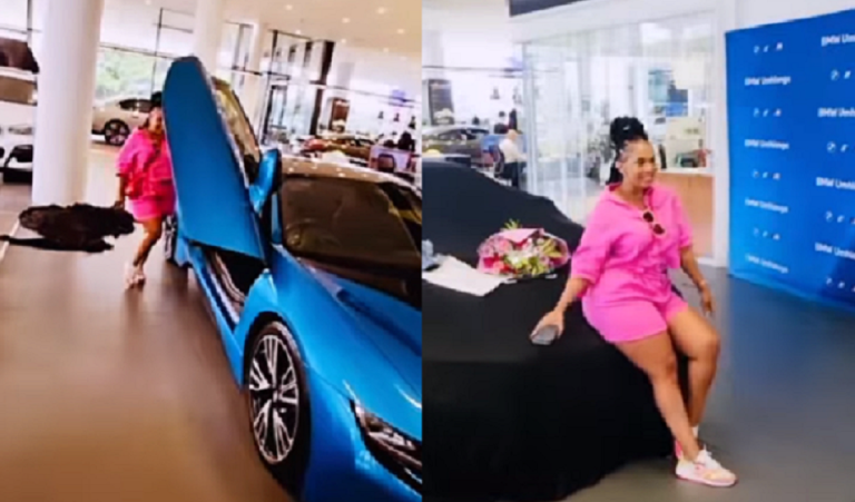 Watch: Real Housewives of Durban star Nonku Williams splashes R2.5 million on a new BMW i8 