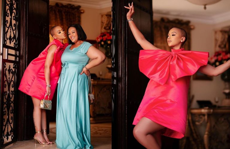  Mihlali Ndamase reveals she is pregnant in sassy pictures