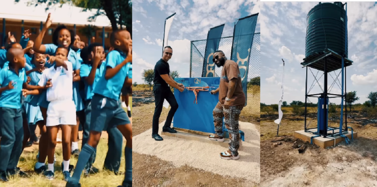 Watch: Cassper Nyovest gives back to his former primary school