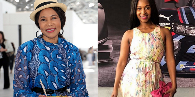 Precious Moloi-Motsepe and Katlego Danke