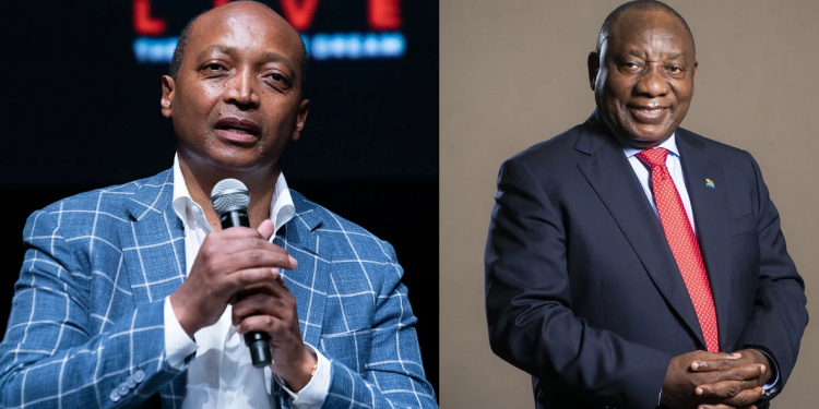 Cyril Ramaphosa and billionaire Patrice Motsepe
