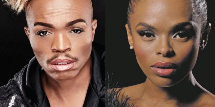 Somizi Mhlongo and Unathi Nkayi