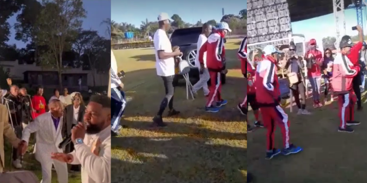 100-year-old 'Archbishop’ Ezekiel Guti’s birthday dance moves