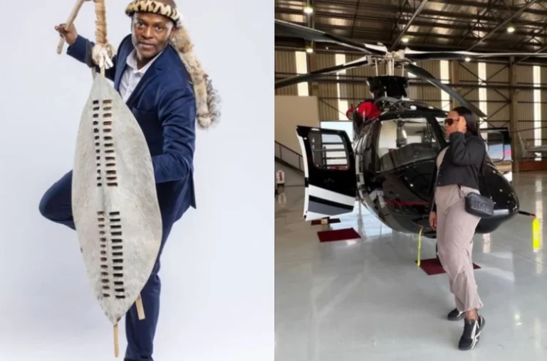 Show Off the Bling: Sandile Zungu, AmaZulu President, Surprises Daughter with Helicopter as Wedding Gift