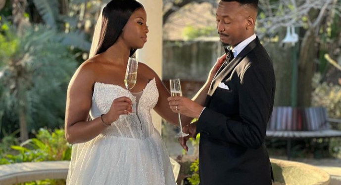 Azana and Mthunzi are not married Image: Instagram/Mthunzi