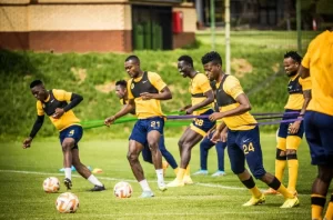 Kaizer Chiefs squad training. Image from Twitter@KaizerChiefs