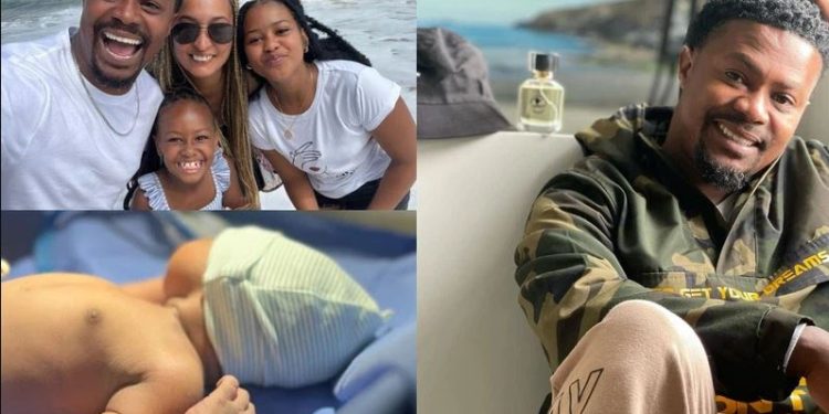 Kagiso Modupe and Liza Lope welcome their son Paballo