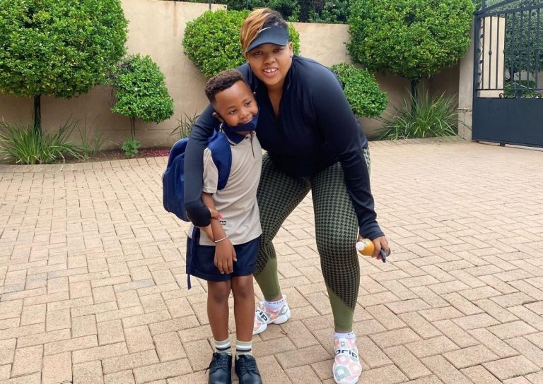Anele Mdoda surprises her son with a live radio show from his school
