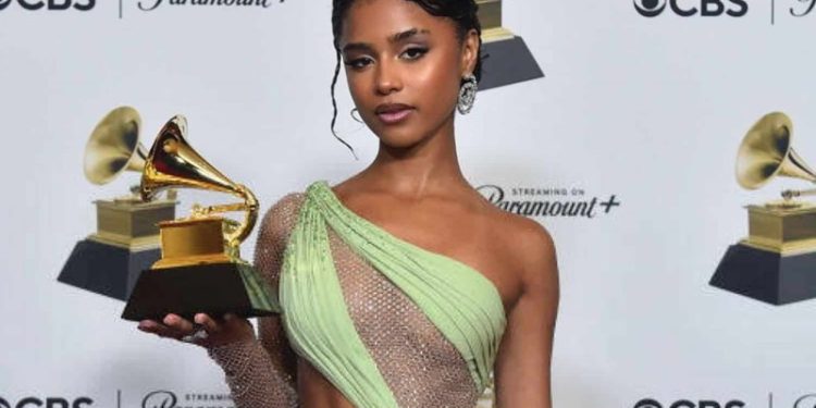 Tyla Seethal at the Grammys