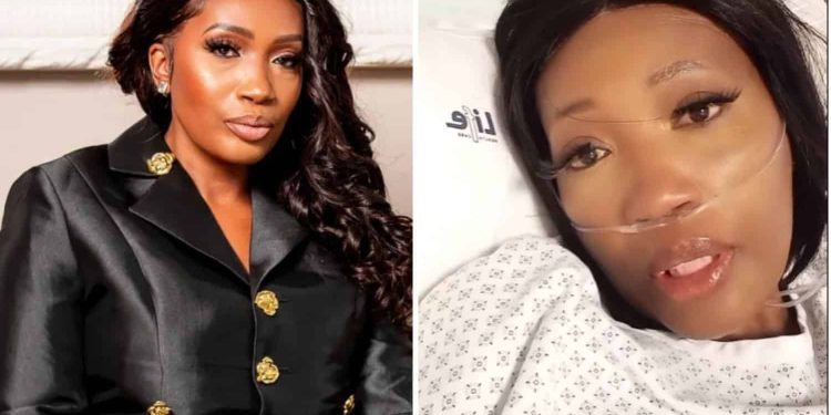 Sophie Ndaba in hospital
