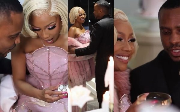 Bonang Matheba shows off her man!