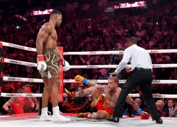 Jake Paul and Antony Joshua